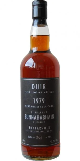 Bunnahabhain 30 Year Old (D.1979, B.2009) The DUIR Collection Scotch Whisky | 700ML