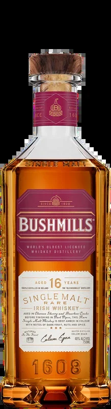 BUSHMILLS WHISKEY SINGLE MALT IRISH 16YR 750ML