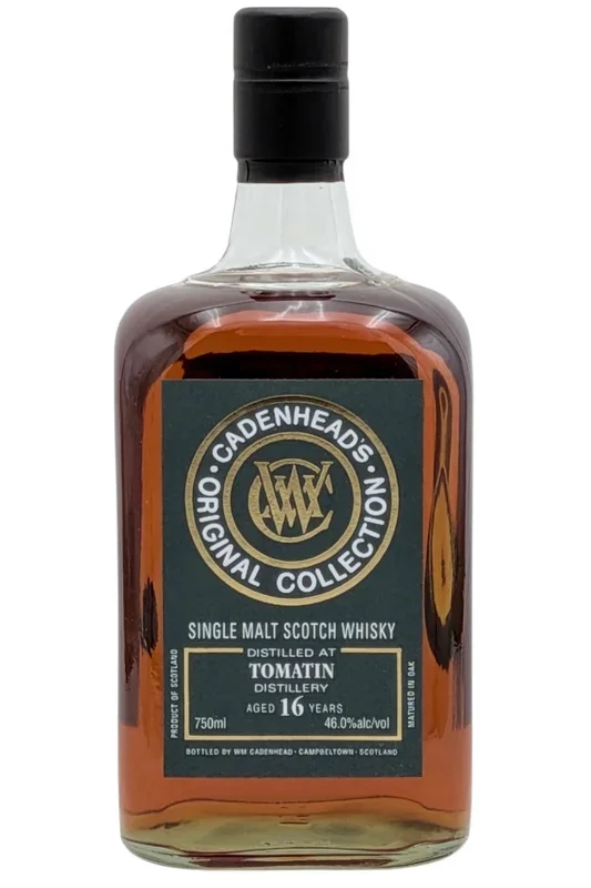 Cadenhead’s Tomatin 16 Year Old Single Malt Scotch Whisky