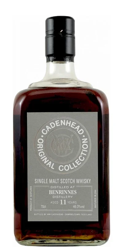 CADENHEAD SCOTCH SINGLE MALT BENRINNES DISTIL 11YR 750ML