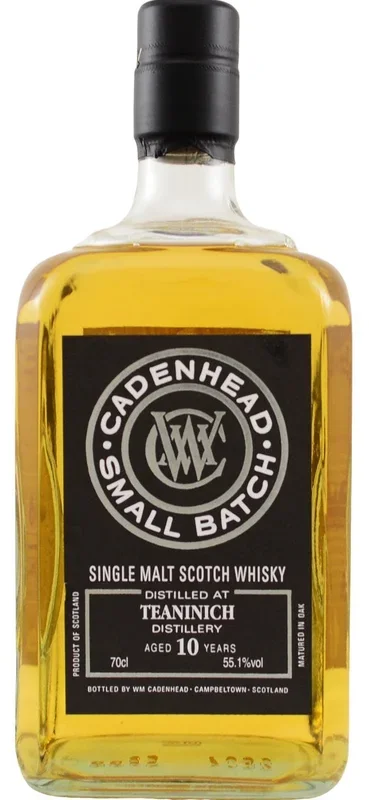 Cadenhead Teanninch Single Malt Whiskey 10 Year Old 750ml