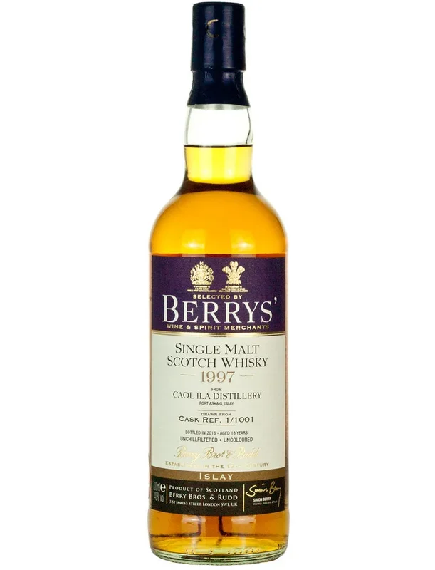 Caol Ila 18 Year Old 1997 Berry’s Own