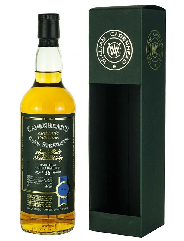 Caol Ila 36 Year Old 1982 Cadenhead’s Authentic Collection