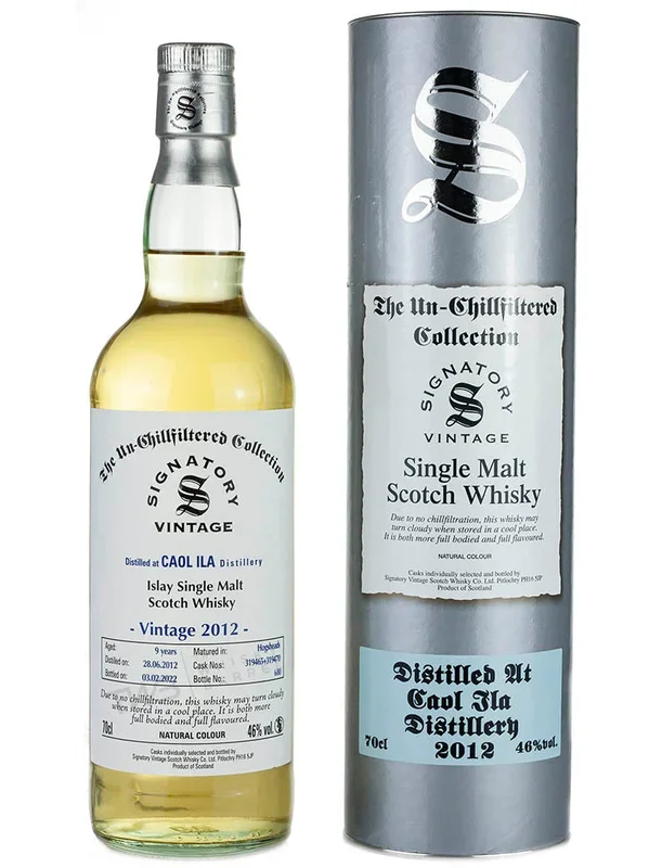 Caol Ila 9 Year Old 2012 Signatory Un-Chillfiltered
