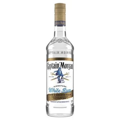 Captain Morgan Light Rum Signature White Caribbean Rum 80 750ML