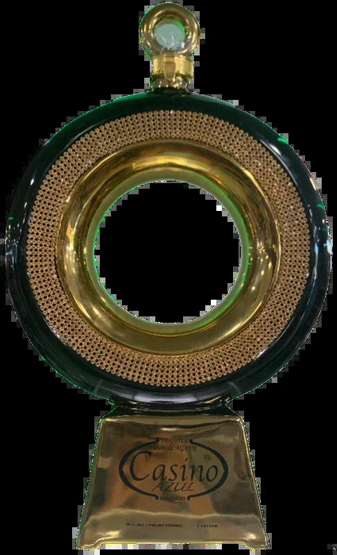 CASINO AZUL TEQUILA SILVER ROUND BOTTLE 1LI