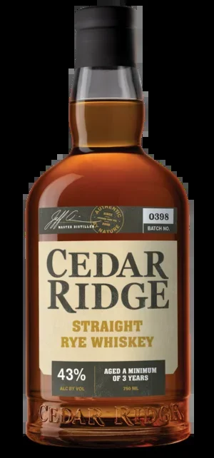 CEDAR RIDGE WHISKEY RYE SMALL BATCH IOWA 750ML