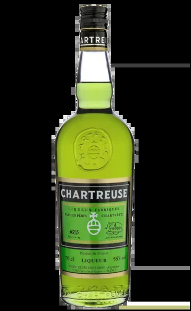 CHARTREUSE LIQUEUR FABRIQUE GREEN FRANCE 750ML