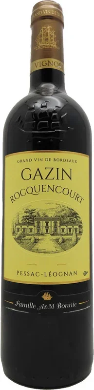 Chateau Gazin Rocquencourt Pessac-Leognan Kosher 2022 750ml