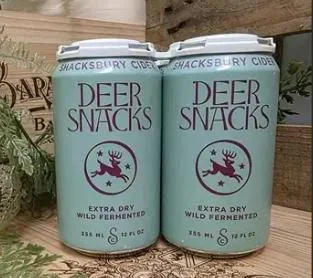 Cider Shacksbury 4pk Deer Snacks Dry