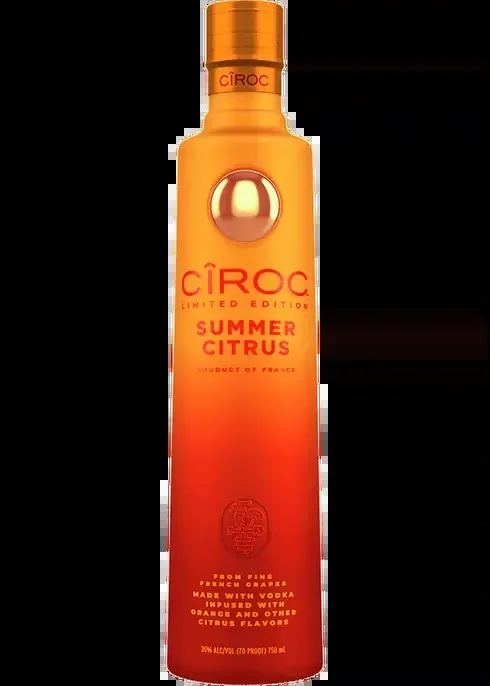 CIROC VODKA SUMMER CITRUS FRANCE 750ML