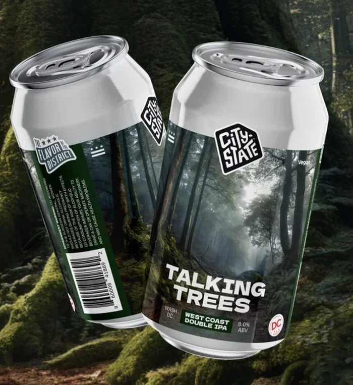City State Brewing Talking Trees West Coast Double IPA (12oz Can 4 Pk)