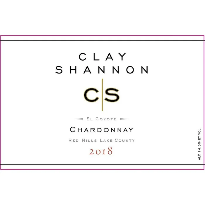 Clay Shannon Lake County Chardonnay 750ml