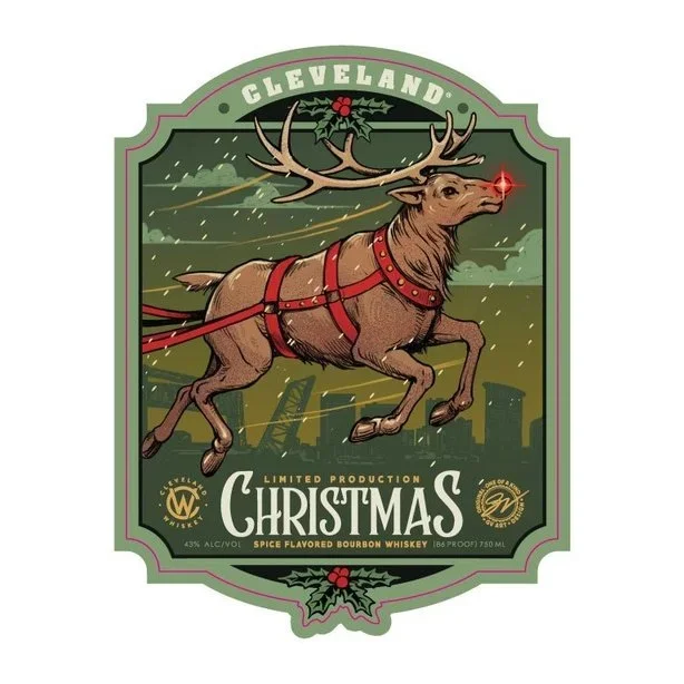 Cleveland Whiskey Christmas Bourbon 2021 Release (750mL)