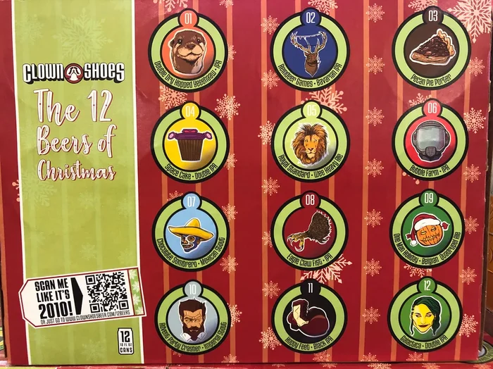 Clown Shoes The 12 Beers of Christmas Variety Pack