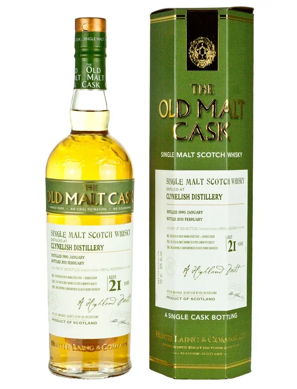 Clynelish 21 Year Old 1990 Old Malt Cask