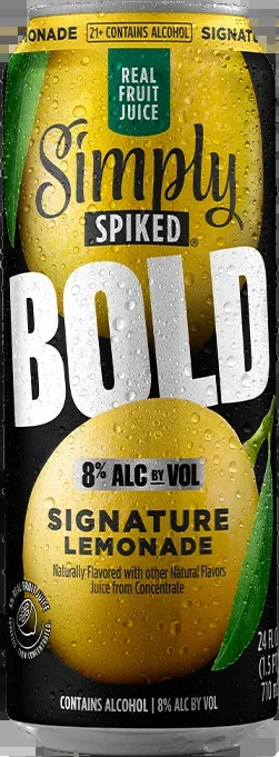 Cocktail 24oz Simply Spiked BOLD Lemonade