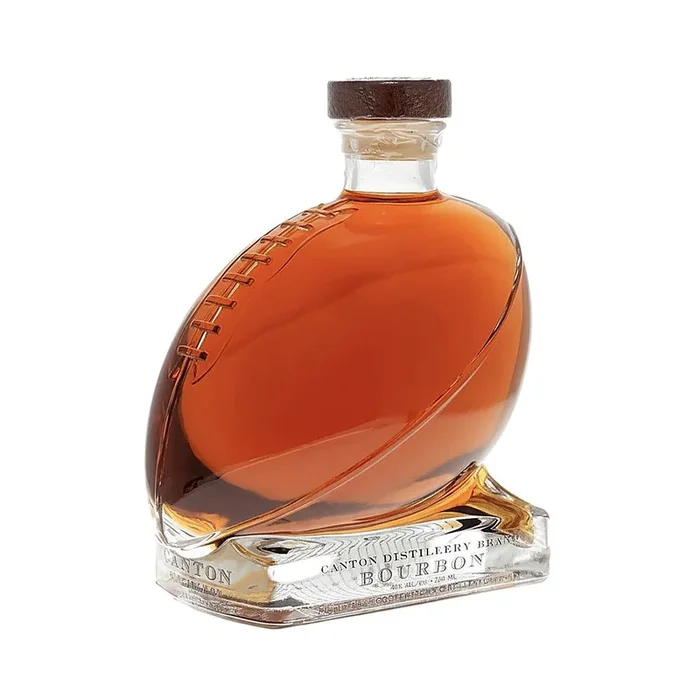 Cooperstown Canton Football Decanter Bourbon Whiskey