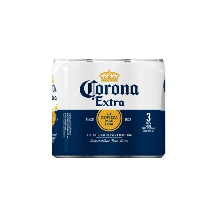 Corona 3pk Cans 24oz