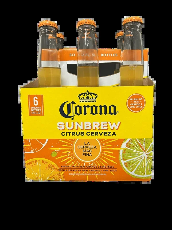 Corona Sunbrew Citrus Cerveza 6 Pack Bottles