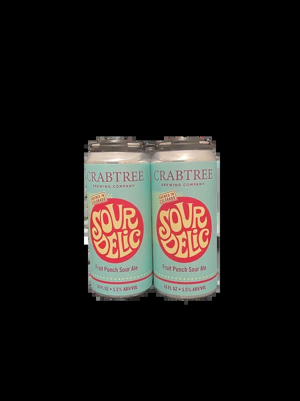 Crabtree Sourdelic Fruit Punch Sour Ale 4 Pack Cans