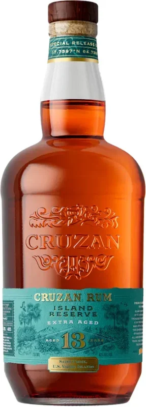 Cruzan Island Reserve Extra Aged 13 Year Old Rum 750ml