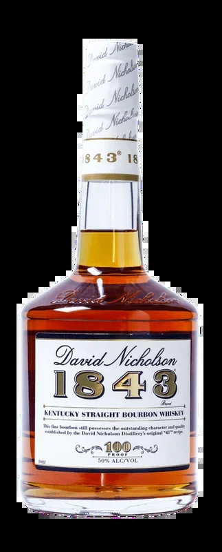 DAVID NICHOLSON 1843 BOURBON KENTUCKY 100PF 750ML