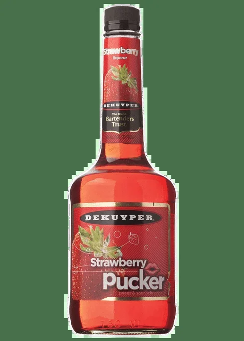 DEKUYPER PUCKER STRAWBERRY 750ML