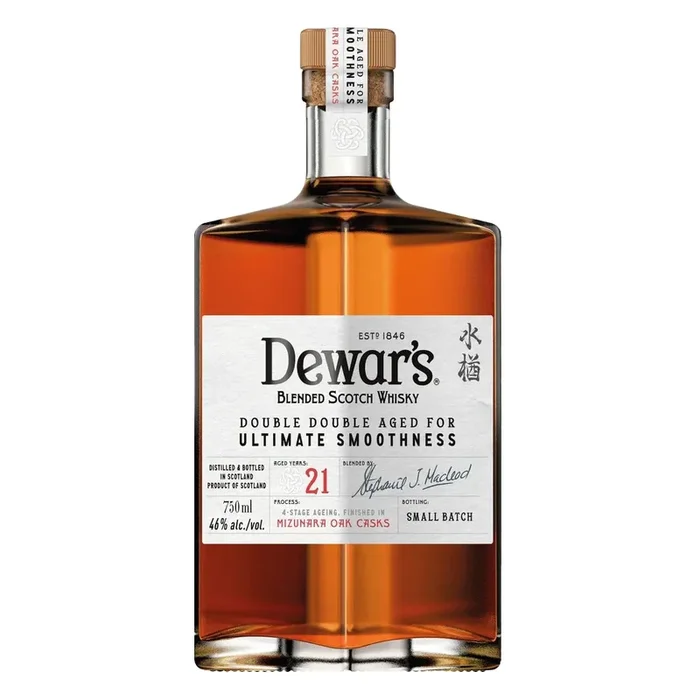 Dewar’s Double Double 21 Year Mizunara Blended Scotch Whisky