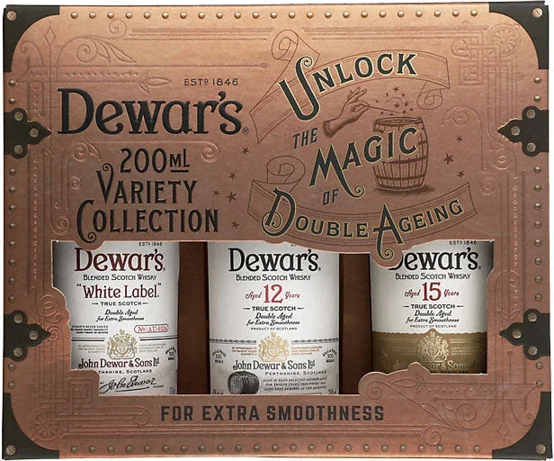 Dewar’s Variety Collection (Dewar’s White Label, Dewar’s 12Yr., Dewar’s 15Yr.) 3pk 200ml