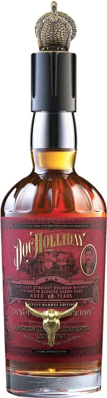 Doc Holliday Oloroso Sherry Cask Finish Straight Bourbon Whiskey 13 Year Old 750ml
