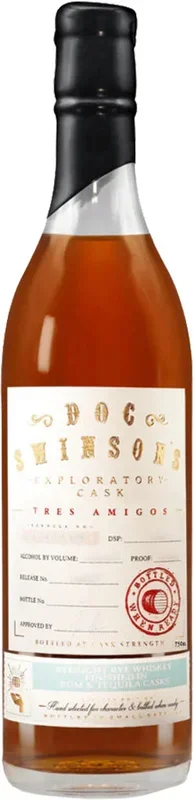 Doc Swinson Exploratory Cask Tres Amigos Straight Rye Whiskey 750ml