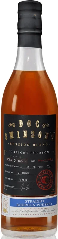 Doc Swinson Session Blend Straight Bourbon Whiskey 5 Year Old 750ml