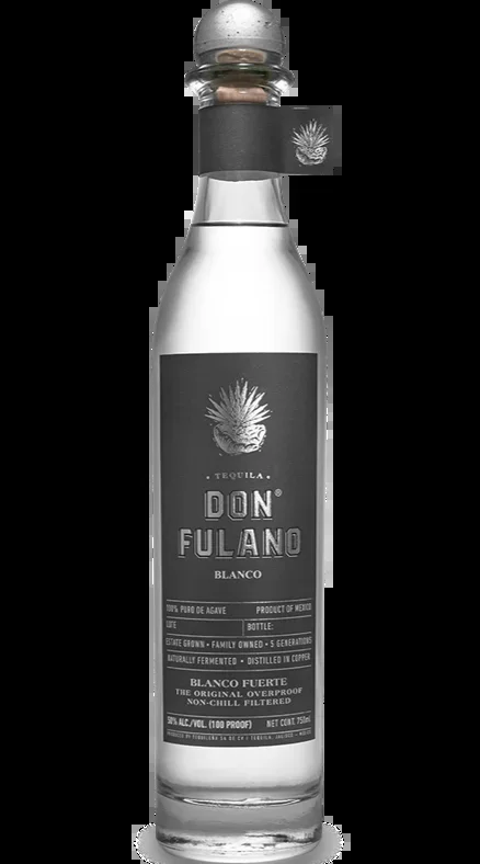 DON FULANO TEQUILA FUERTE BLANCO 100PF 750ML