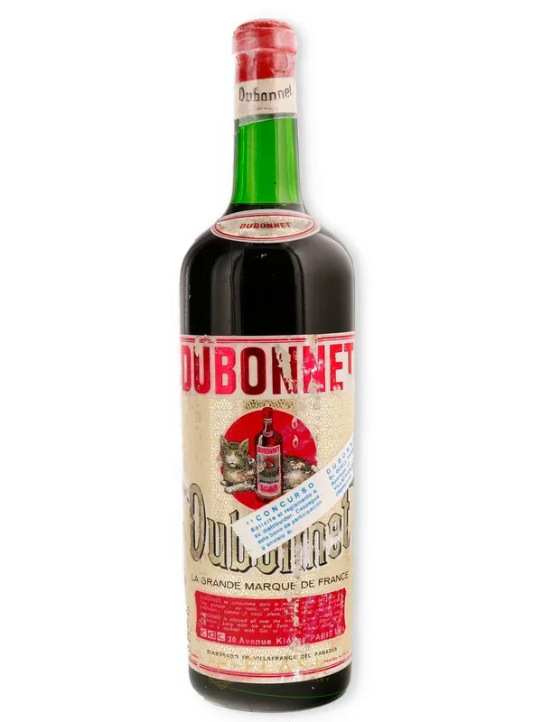 Dubonnet Rouge Vintage 1950s 1 Liter