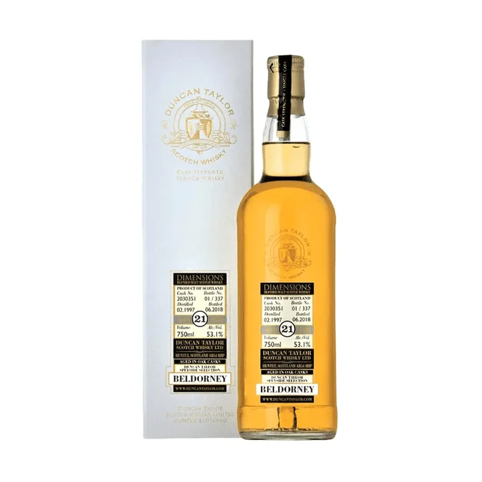 Duncan Taylor Dimensions Beldorney 21 Year Old 1997 Single Malt Scotch Whisky