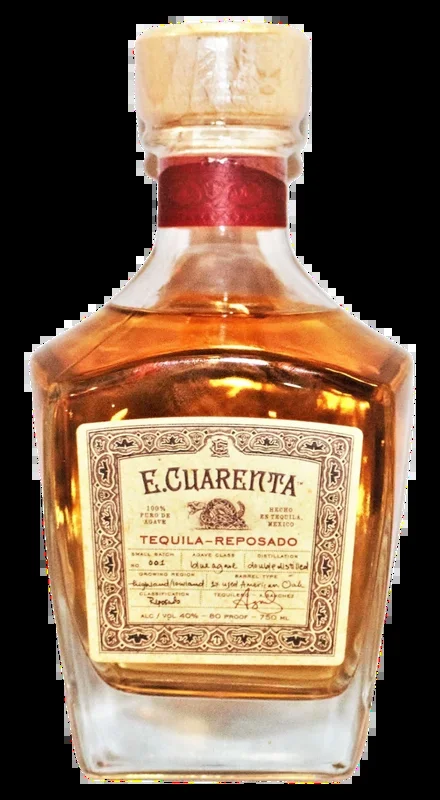 E CUARENTA TEQUILA REPOSADO 750ML