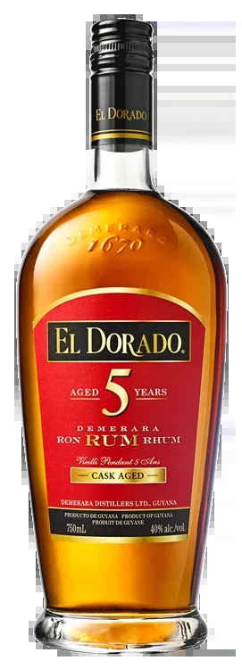 El Dorado Rum Cask Aged 5 Year Old 750ml