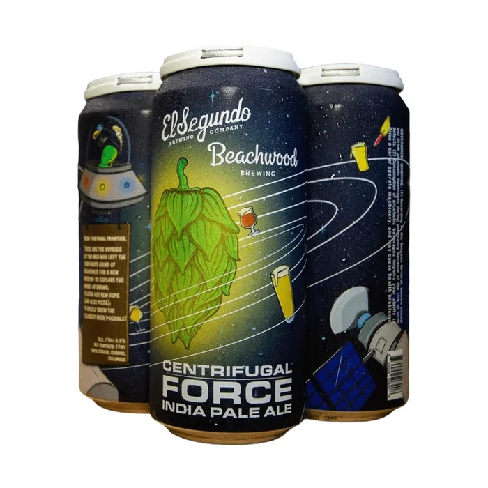 El Segundo Brewing Co. x Beachwood Brew ‘Centrifugal Force’ IPA Beer 4-Pack