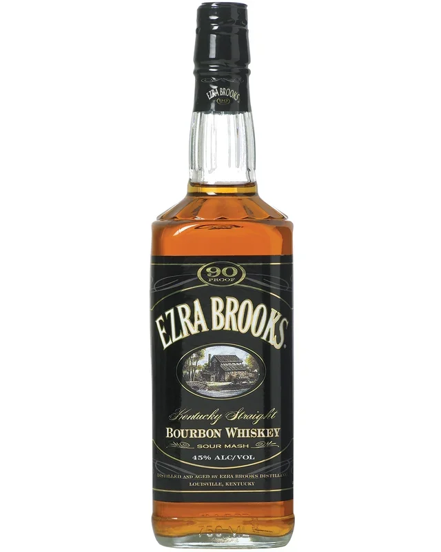 EZRA BROOKS BOURBON BLACK KENTUCKY 90PF 750ML