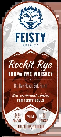 Feisty Spirits Rockit 100% Rye Whiskey