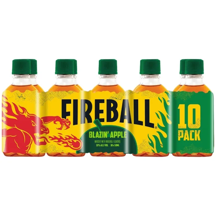 Fireball Blazin Apple Whiskey – 10 Pack