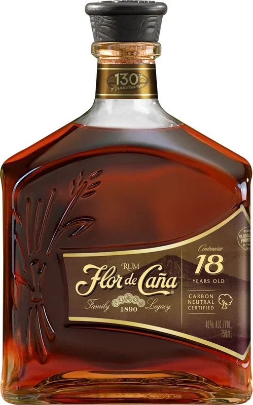 Flor De Cana Rum 18 Year Old 80 Proof 750ml