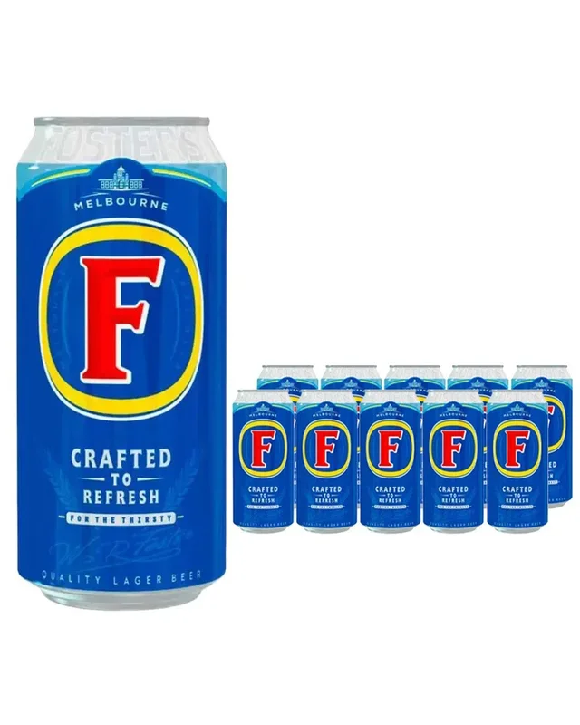 Foster’s Melbourne Lager Beer Cans Multipack, 10 x 440 ml