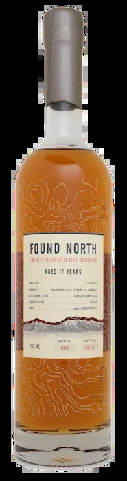 Found North 17 Year Old Cask Batch 003 Strength Rye Whisky