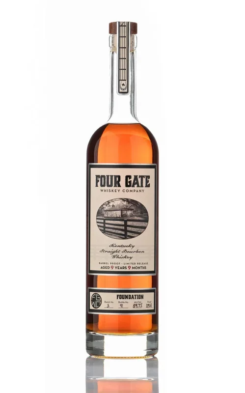 Four Gate Batch 3 “Foundation” Barrel Proof Straight Bourbon Whiskey