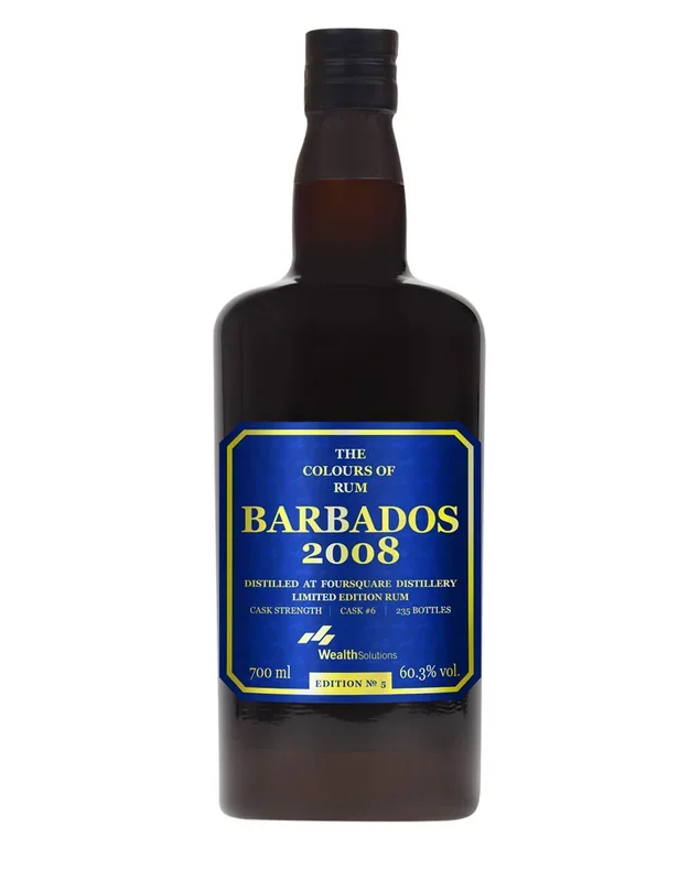 Foursquare Barbados 2008, 12 Year Old The Colours Of Limited Edition No. 5 Rum | 700ML