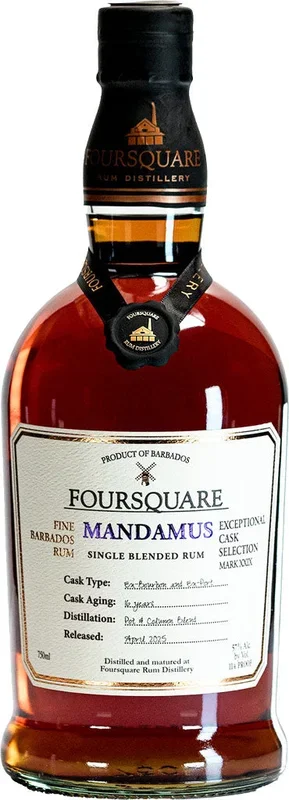 Foursquare Mark XXIX Mandamus Single Blended Rum 16 Year Old 750ml