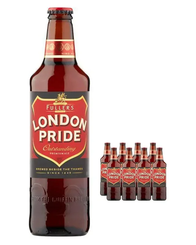Fullers London Pride Ale Beer Bottle Multipack, 8 x 500 ml