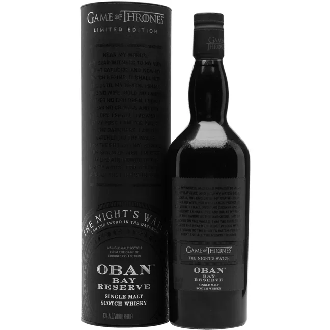 Game of Thrones The Night’s Watch Oban Bay Reserve Scotch Whisky
